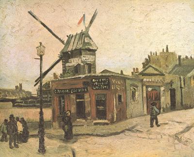 Vincent Van Gogh Le Moulin de la Galette (nn04) oil painting picture